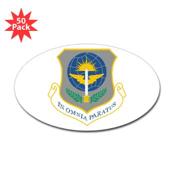 62AW - M01 - 01 - 62nd Airlift Wing - Sticker (Oval 50 pk)