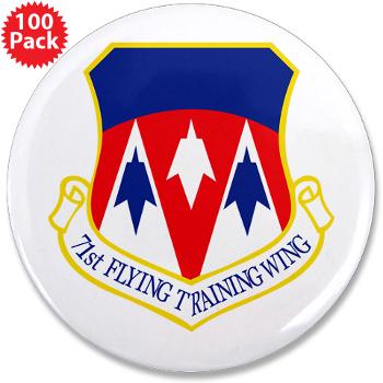 71FTW - M01 - 01 - 71st Flying Training Wing - 3.5" Button (100 pack)