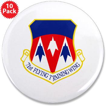 71FTW - M01 - 01 - 71st Flying Training Wing - 3.5" Button (10 pack) - Click Image to Close