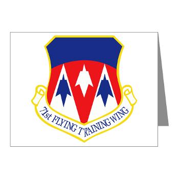 71FTW - M01 - 02 - 71st Flying Training Wing - Note Cards (Pk of 20) - Click Image to Close