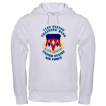 71FTW - A01 - 03 - 71st Flying Training Wing with Text - Hooded Sweatshirt