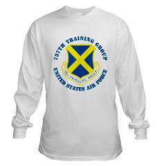737TG - A01 - 03 - 737th Training Group with Text - Long Sleeve T-Shirt