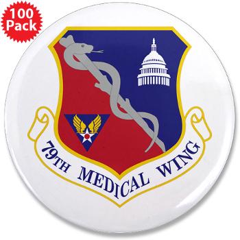 79MW - M01 - 01 - 79th Medical Wing - 3.5" Button (100 pack)