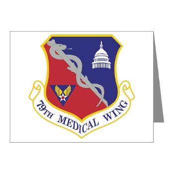 79MW - M01 - 02 - 79th Medical Wing - Note Cards (Pk of 20)