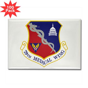 79MW - M01 - 01 - 79th Medical Wing - Rectangle Magnet (100 pack)