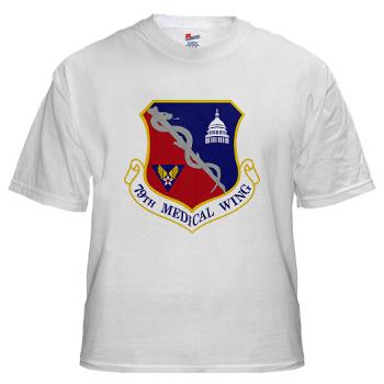 79MW - A01 - 04 - 79th Medical Wing - White t-Shirt - Click Image to Close