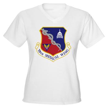 79MW - A01 - 04 - 79th Medical Wing - Women's V-Neck T-Shirt