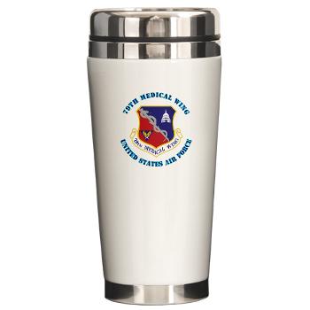 79MW - M01 - 03 - 79th Medical Wing with Text - Ceramic Travel Mug - Click Image to Close
