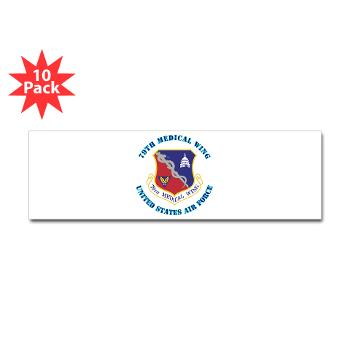 79MW - M01 - 01 - 79th Medical Wing with Text - Sticker (Bumper 10 pk)