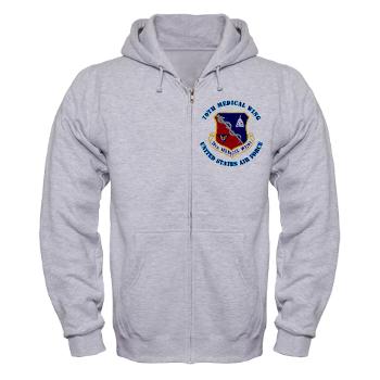 79MW - A01 - 03 - 79th Medical Wing with Text - Zip Hoodie