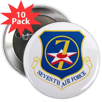 7AF - M01 - 01 - 7th Air Force - 2.25" Button (10 pack)