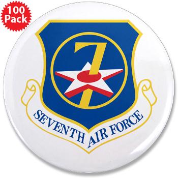 7AF - M01 - 01 - 7th Air Force - 3.5" Button (100 pack) - Click Image to Close