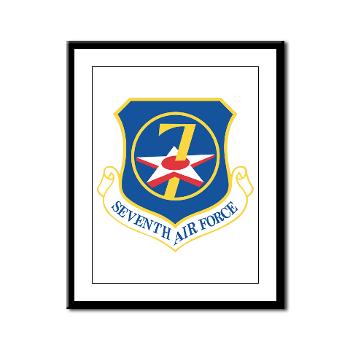 7AF - M01 - 02 - 7th Air Force - Framed Panel Print - Click Image to Close