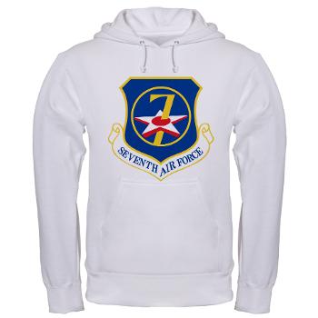 7AF - A01 - 03 - 7th Air Force - Hooded Sweatshirt - Click Image to Close