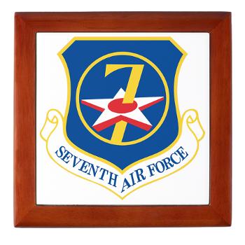 7AF - M01 - 03 - 7th Air Force - Keepsake Box - Click Image to Close