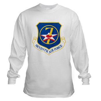 7AF - A01 - 03 - 7th Air Force - Long Sleeve T-Shirt - Click Image to Close