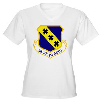 7BW - A01 - 04 - 7th Bomb Wing - Women's V-Neck T-Shirt