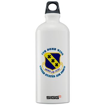 7BW - M01 - 03 - 7th Bomb Wing with Text - Sigg Water Bottle 1.0L