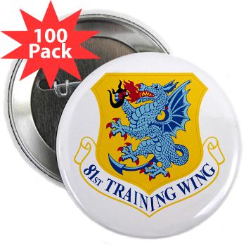 81TW - M01 - 01 - 81st Training Wing - 2.25" Button (100 pack)