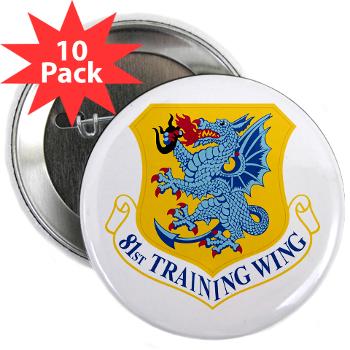 81TW - M01 - 01 - 81st Training Wing - 2.25" Button (10 pack)