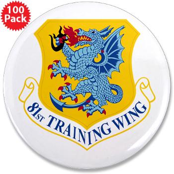 81TW - M01 - 01 - 81st Training Wing - 3.5" Button (100 pack)