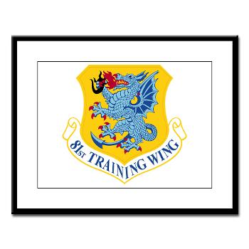 81TW - M01 - 02 - 81st Training Wing - Large Framed Print - Click Image to Close