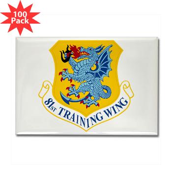 81TW - M01 - 01 - 81st Training Wing - Rectangle Magnet (100 pack)
