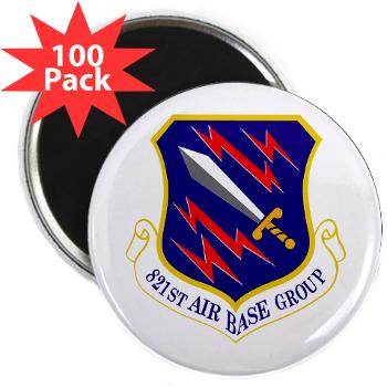821ABG - M01 - 01 - 821st Air Base Group - 2.25" Magnet (100 pack)