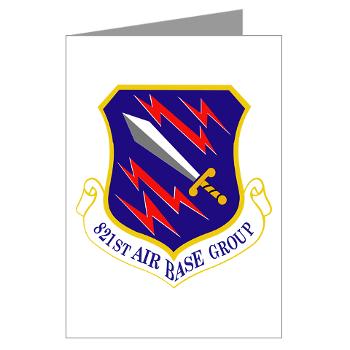 821ABG - M01 - 02 - 821st Air Base Group - Greeting Cards (Pk of 10) - Click Image to Close