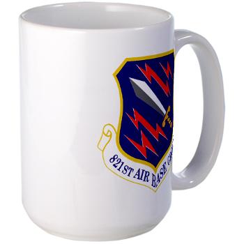 821ABG - M01 - 03 - 821st Air Base Group - Large Mug