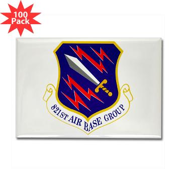 821ABG - M01 - 01 - 821st Air Base Group - Rectangle Magnet (100 pack)