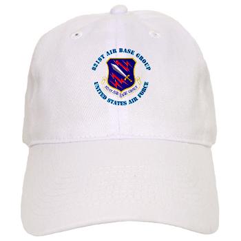 821ABG - A01 - 01 - 821st Air Base Group with Text - Cap - Click Image to Close