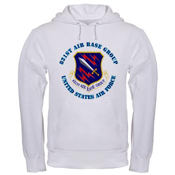 821ABG - A01 - 03 - 821st Air Base Group with Text - Hooded Sweatshirt