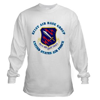 821ABG - A01 - 03 - 821st Air Base Group with Text - Long Sleeve T-Shirt
