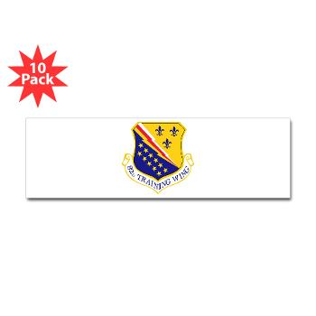 82TW - M01 - 01 - 82nd Training Wing - Sticker (Bumper 10 pk) - Click Image to Close