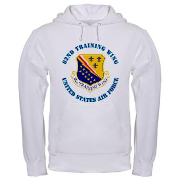 82TW - A01 - 03 - 82nd Training Wing with Text - Hooded Sweatshirt