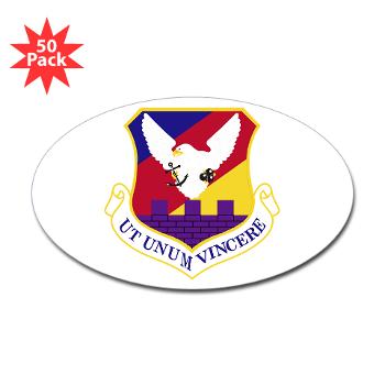 87ABW - M01 - 01 - 87th Air Base Wing - Sticker (Oval 50 pk)