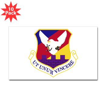 87ABW - M01 - 01 - 87th Air Base Wing - Sticker (Rectangle 10 pk)