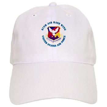 87ABW - A01 - 01 - 87th Air Base Wing with Text - Cap - Click Image to Close