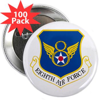 8EAF - M01 - 01 - Eighth Air Force - 2.25" Button (100 pack)