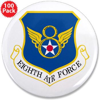 8EAF - M01 - 01 - Eighth Air Force - 3.5" Button (100 pack)
