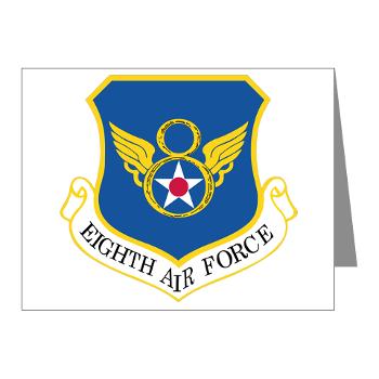 8EAF - M01 - 02 - Eighth Air Force - Note Cards (Pk of 20) - Click Image to Close