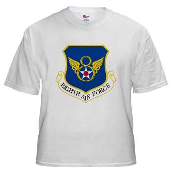 8EAF - A01 - 04 - Eighth Air Force - White t-Shirt