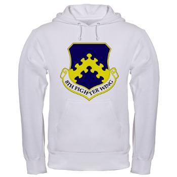 8FW - A01 - 03 - 8th Fighter Wing - Hooded Sweatshirt - Click Image to Close