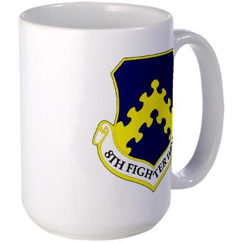 8FW - M01 - 03 - 8th Fighter Wing - Large Mug - Click Image to Close