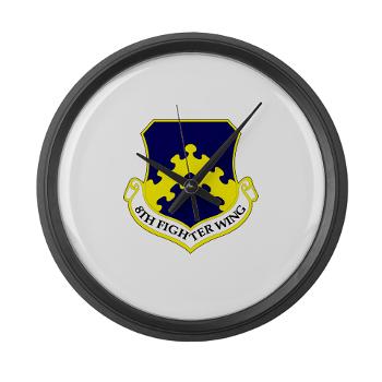 8FW - M01 - 03 - 8th Fighter Wing - Large Wall Clock