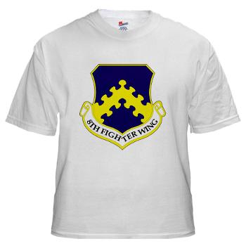 8FW - A01 - 04 - 8th Fighter Wing - White t-Shirt