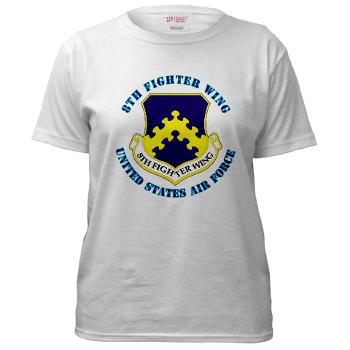 8FW - A01 - 04 - 8th Fighter Wing with Text - Women's T-Shirt