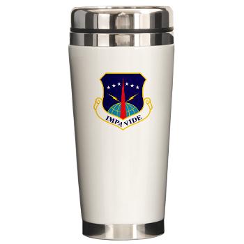 90MW - M01 - 03 - 90th Missile Wing - Ceramic Travel Mug