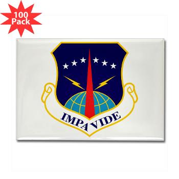 90MW - M01 - 01 - 90th Missile Wing - Rectangle Magnet (100 pack)